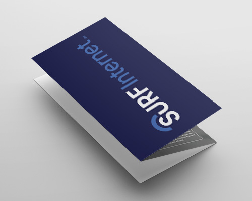 Surf Internet Trifold Brochure Design