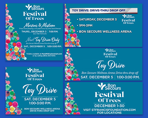 Bon Secours Festival of Trees Digital Ad Campaign